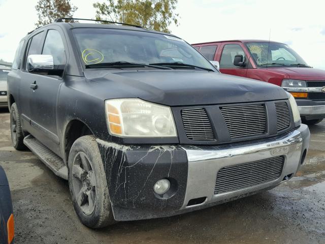 5N1AA08AX4N721204 - 2004 NISSAN ARMADA SE BLACK photo 1