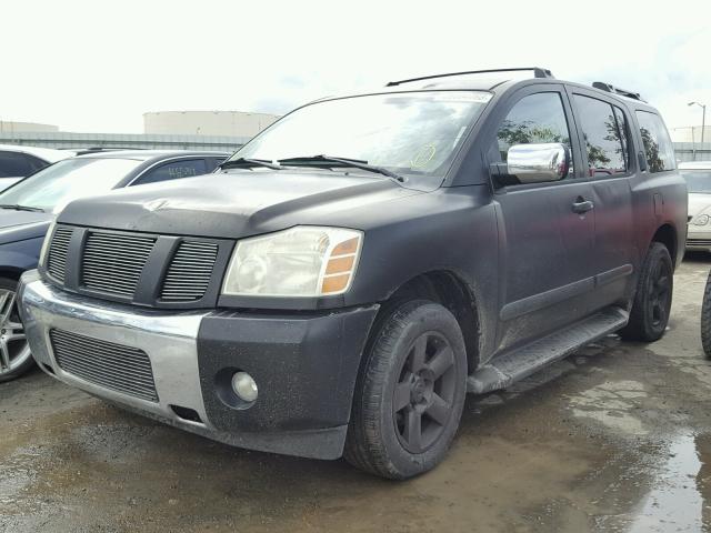 5N1AA08AX4N721204 - 2004 NISSAN ARMADA SE BLACK photo 2