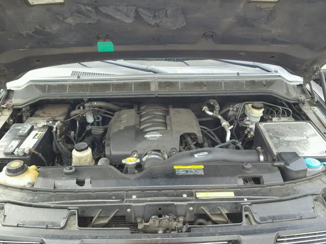 5N1AA08AX4N721204 - 2004 NISSAN ARMADA SE BLACK photo 7