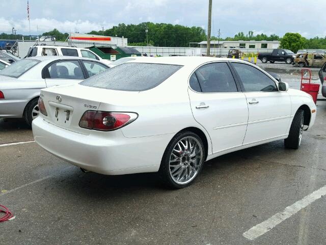 JTHBF30G120052616 - 2002 LEXUS ES 300 WHITE photo 4