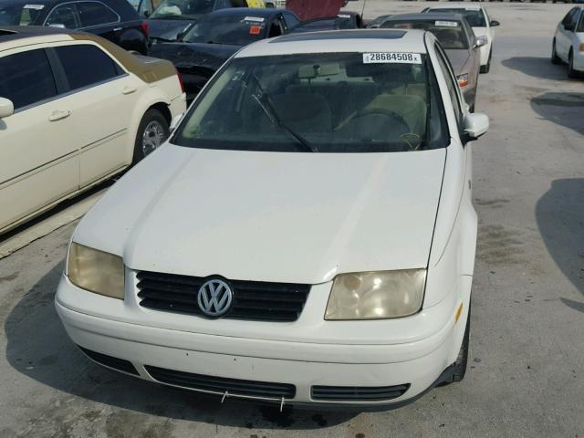 3VWSS29M61M053981 - 2001 VOLKSWAGEN JETTA GLS WHITE photo 9