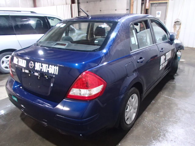 3N1BC1AP8BL483652 - 2011 NISSAN VERSA S BLUE photo 4