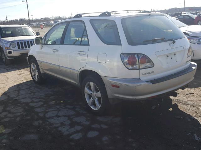 JTJHF10U830311462 - 2003 LEXUS RX 300 WHITE photo 3