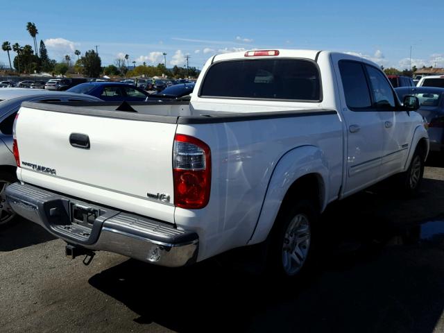 5TBET34176S505520 - 2006 TOYOTA TUNDRA DOU WHITE photo 4