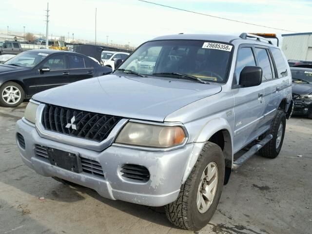 JA4MT31R24J007758 - 2004 MITSUBISHI MONTERO SP SILVER photo 2