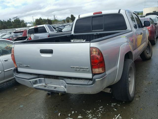 5TETU62N95Z006108 - 2005 TOYOTA TACOMA PRE SILVER photo 4