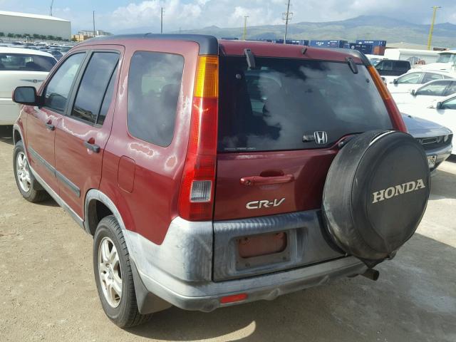 JHLRD78823C024319 - 2003 HONDA CR-V EX RED photo 3