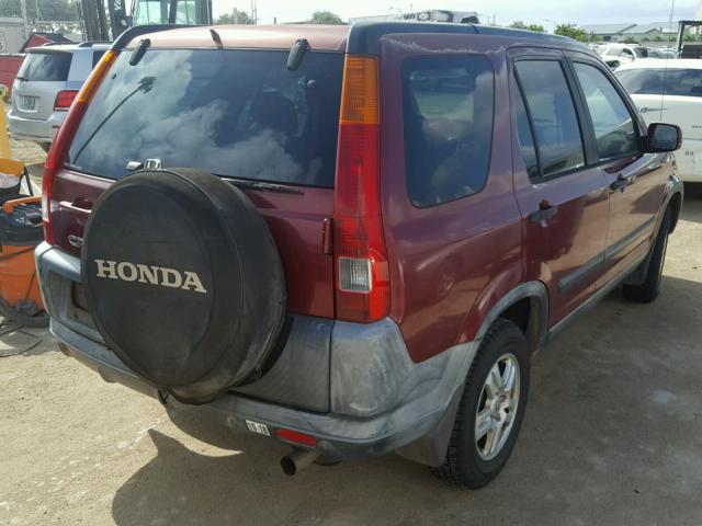 JHLRD78823C024319 - 2003 HONDA CR-V EX RED photo 4