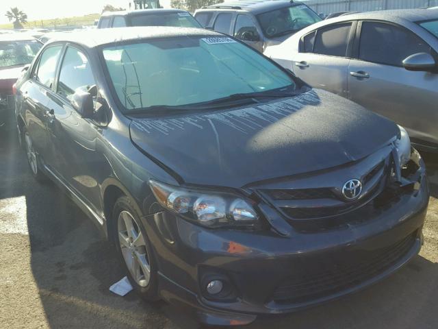 2T1BU4EE8BC566523 - 2011 TOYOTA COROLLA BA GRAY photo 1