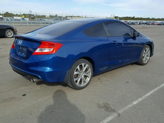 2HGFG4A52CH704466 - 2012 HONDA CIVIC SI BLUE photo 4