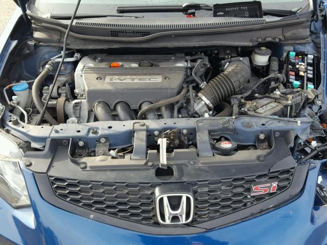 2HGFG4A52CH704466 - 2012 HONDA CIVIC SI BLUE photo 7