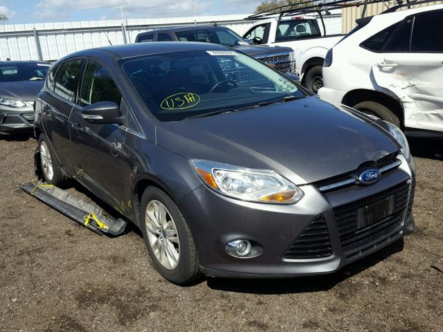 1FAHP3M26CL478430 - 2012 FORD FOCUS SEL CHARCOAL photo 1