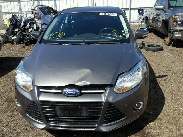 1FAHP3M26CL478430 - 2012 FORD FOCUS SEL CHARCOAL photo 9