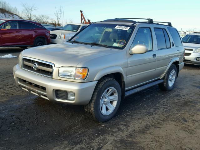 JN8DR09Y33W827738 - 2003 NISSAN PATHFINDER TAN photo 2