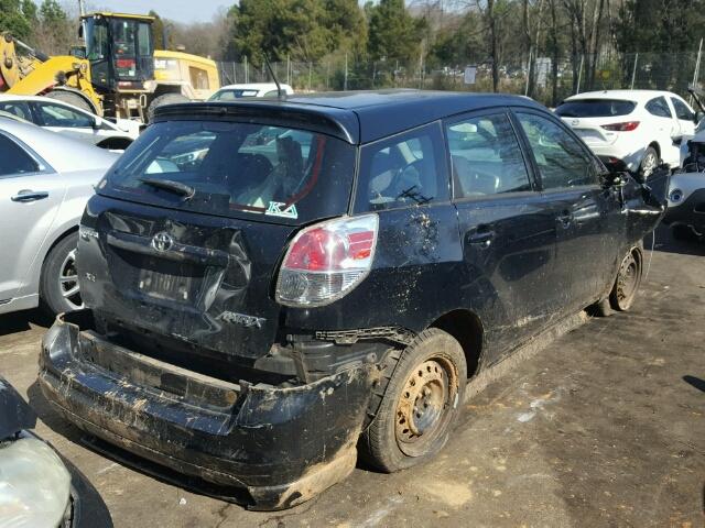 2T1KR32E25C380593 - 2005 TOYOTA COROLLA MA BLACK photo 4