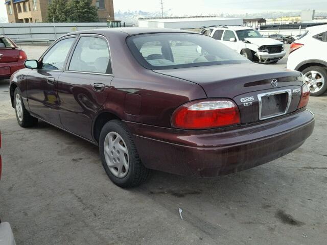 1YVGF22C9Y5140363 - 2000 MAZDA 626 ES MAROON photo 3