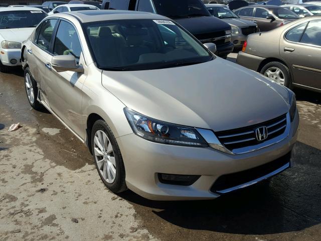 1HGCR2F81FA117196 - 2015 HONDA ACCORD EXL GOLD photo 1