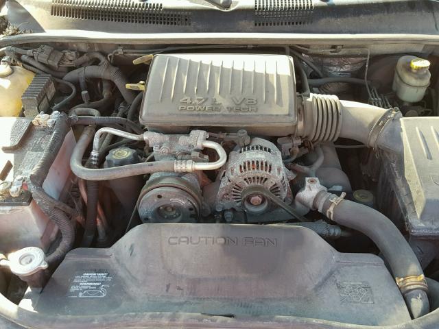 1J4GW48N31C532664 - 2001 JEEP GRAND CHER TAN photo 7