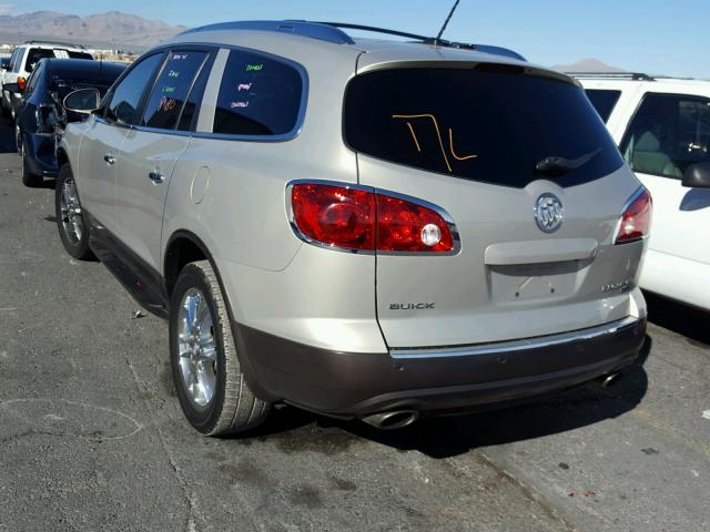 5GALRBED3AJ158632 - 2010 BUICK ENCLAVE CX TAN photo 3