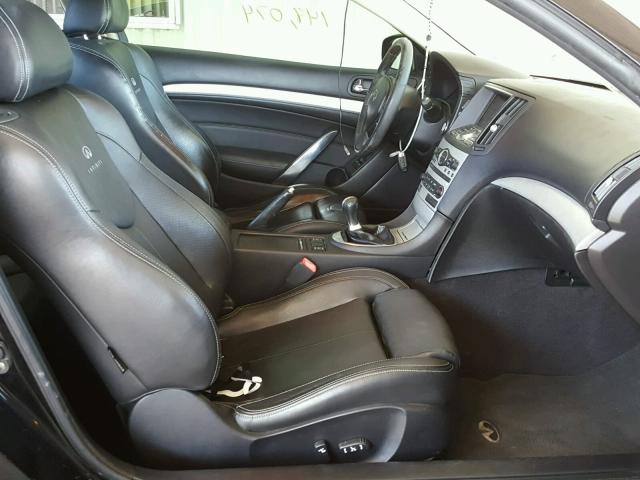 JNKCV64E18M107049 - 2008 INFINITI G37 BASE BLACK photo 5