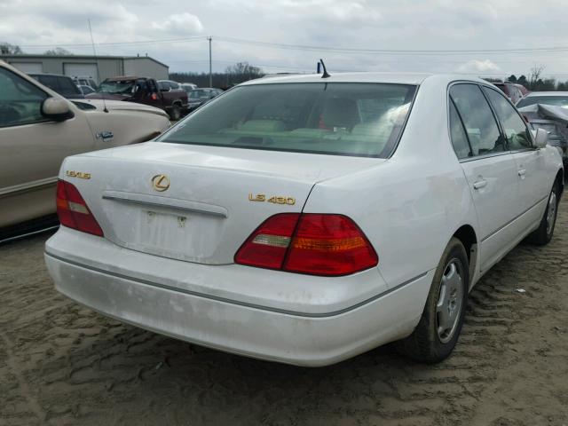 JTHBN30F420068349 - 2002 LEXUS LS 430 WHITE photo 4