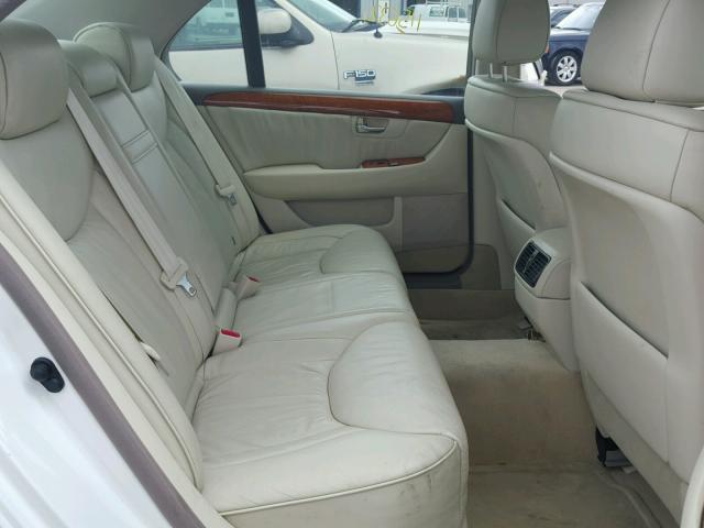 JTHBN30F420068349 - 2002 LEXUS LS 430 WHITE photo 6