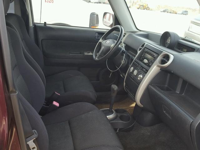 JTLKT324X50205435 - 2005 TOYOTA SCION XB 栗色 照片 5