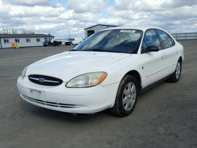 1FAFP52272G233116 - 2002 FORD TAURUS LX WHITE photo 2