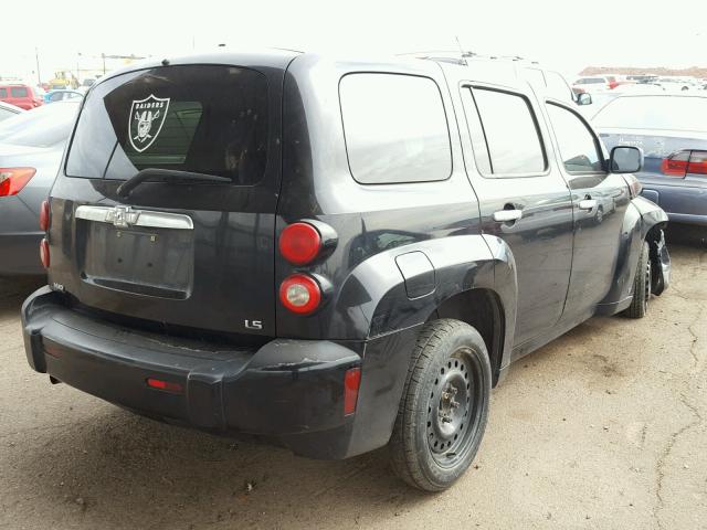 3GNDA13D67S619537 - 2007 CHEVROLET HHR LS 黑色 照片 4