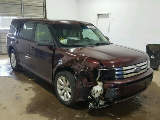 2FMDK51C99BA25178 - 2009 FORD FLEX SE MAROON photo 1