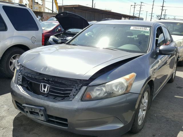 JHMCP26458C052215 - 2008 HONDA ACCORD LXP GRAY photo 2