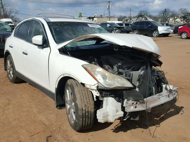 JNKAJ09F88M360273 - 2008 INFINITI EX35 BASE WHITE photo 1