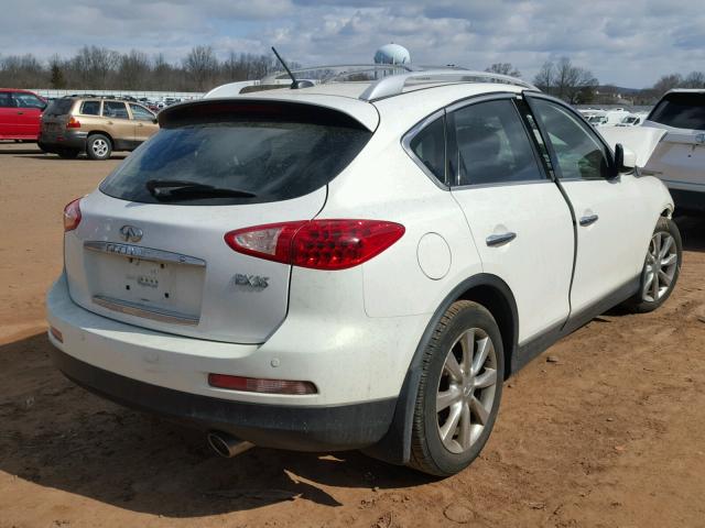 JNKAJ09F88M360273 - 2008 INFINITI EX35 BASE WHITE photo 4