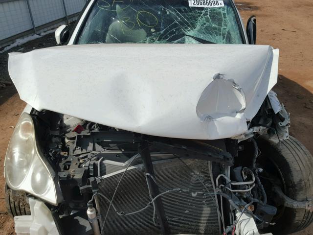 JNKAJ09F88M360273 - 2008 INFINITI EX35 BASE WHITE photo 7