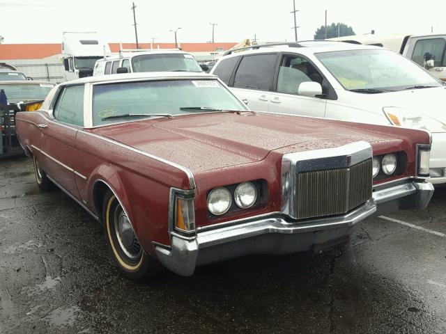 0000009Y89A900282 - 1969 LINCOLN CONTINENTA RED photo 1