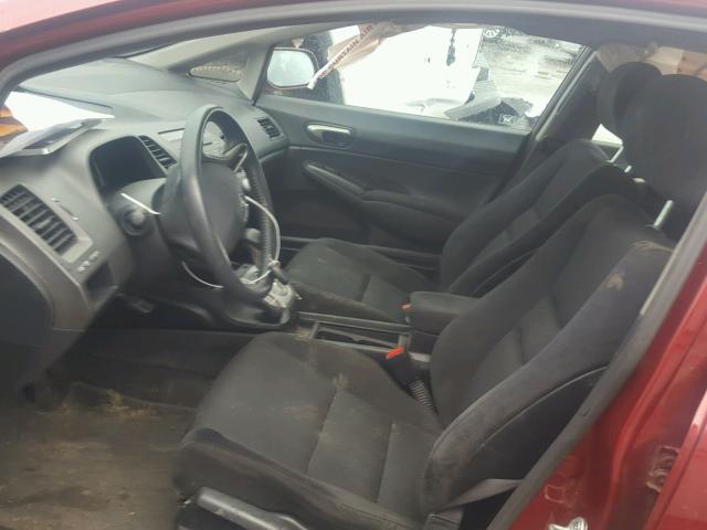 19XFA1F64AE072126 - 2010 HONDA CIVIC Қызыл фото 5