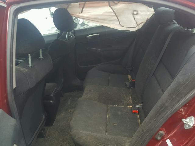 19XFA1F64AE072126 - 2010 HONDA CIVIC Қызыл фото 6