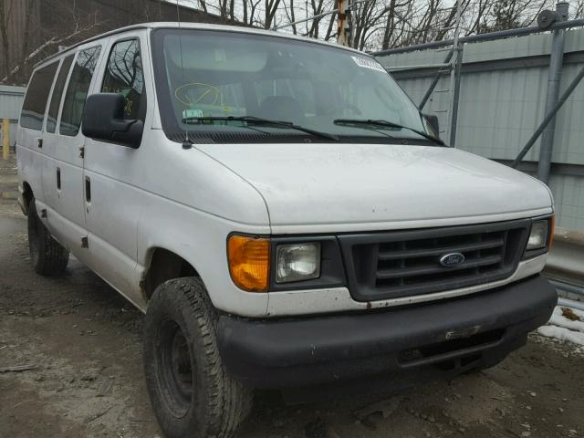 1FTNE24W55HA66389 - 2005 FORD ECONOLINE WHITE photo 1