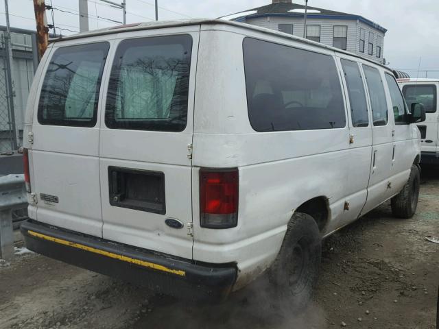 1FTNE24W55HA66389 - 2005 FORD ECONOLINE WHITE photo 4