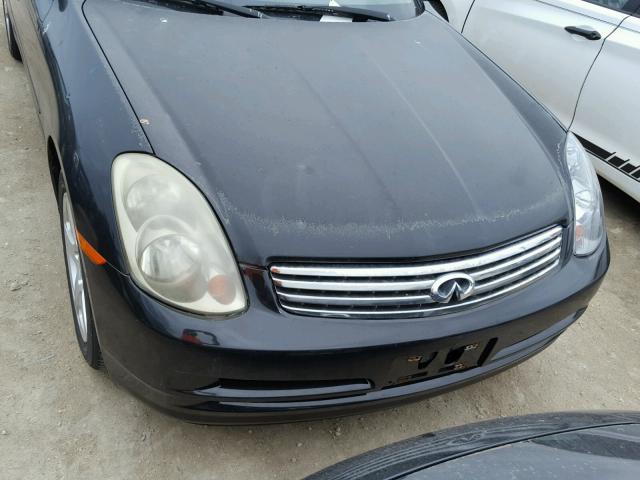 JNKCV51E23M316078 - 2003 INFINITI G35 BLACK photo 7