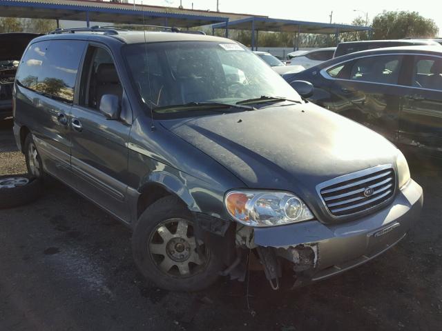 KNDUP131126103127 - 2002 KIA SEDONA GREEN photo 1