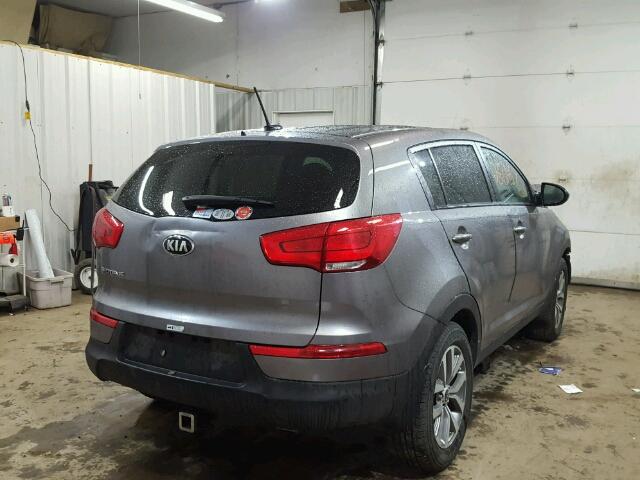 KNDPB3AC6G7869495 - 2016 KIA SPORTAGE L GRAY photo 4