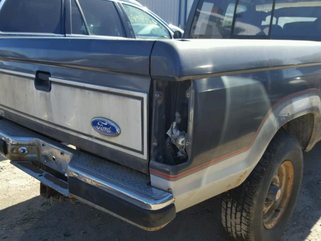 1FTCR15T1KPB47983 - 1989 FORD RANGER SUP GRAY photo 9