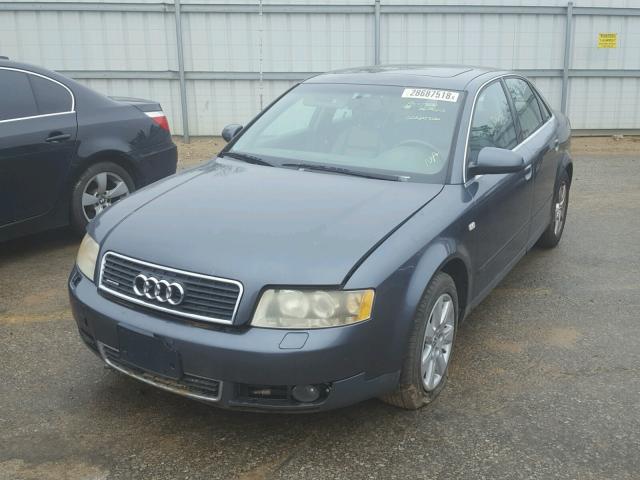 WAULT68E43A139762 - 2003 AUDI A4 3.0 QUA GRAY photo 2