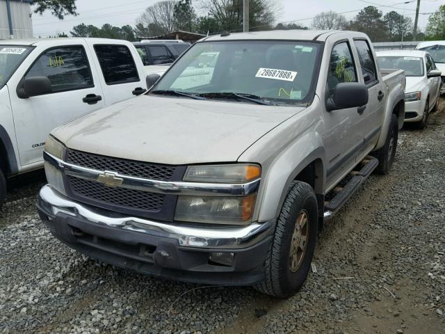 1GCDS136948145708 - 2004 CHEVROLET COLORADO TAN photo 2