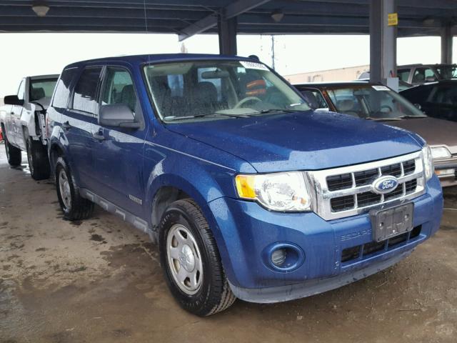 1FMCU02ZX8KA07837 - 2008 FORD ESCAPE XLS BLUE photo 1