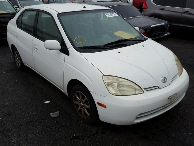 JT2BK12UX20039506 - 2002 TOYOTA PRIUS WHITE photo 1