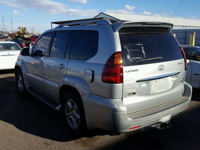 JTJBT20X940054036 - 2004 LEXUS GX 470 SILVER photo 3