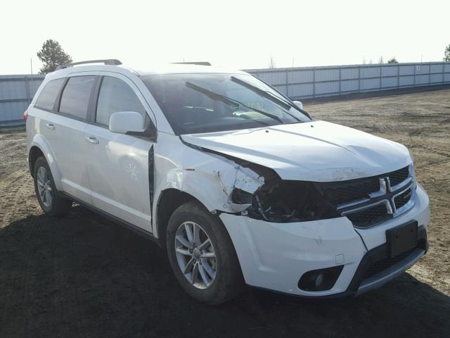 3C4PDDBG2HT634221 - 2017 DODGE JOURNEY SX WHITE photo 1