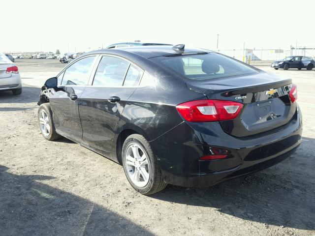 1G1BE5SM9G7301447 - 2016 CHEVROLET CRUZE LT BLACK photo 3